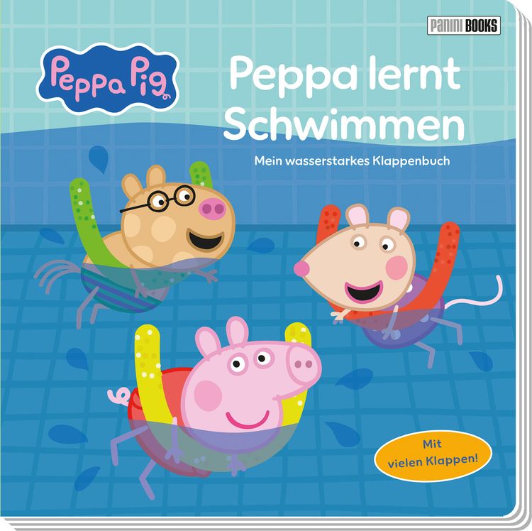 Produktbild: Peppa Pig: Peppa lernt Schwimmen - Mein wasserstarkes Klappenbuch