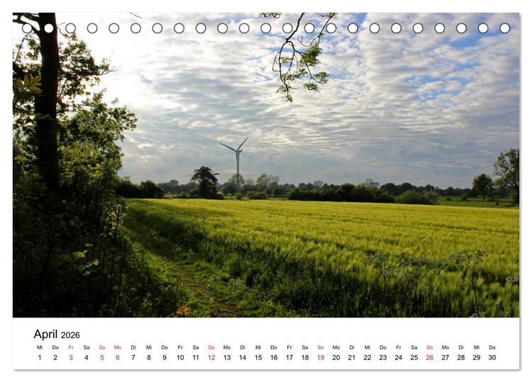 Produktbild: Schleswig-Holstein (Tischkalender 2026 DIN A5 quer), CALVENDO Monatskalender