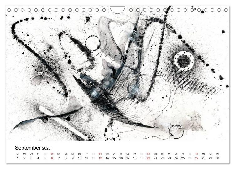 Produktbild: Abstrakte Aquarelle (Wandkalender 2026 DIN A4 quer), CALVENDO Monatskalender