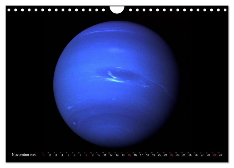 Produktbild: Sonne, Monde und Planeten (Wandkalender 2026 DIN A4 quer), CALVENDO Monatskalender