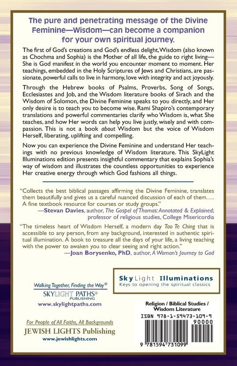 Produktbild: The Divine Feminine in Biblical Wisdom Literature