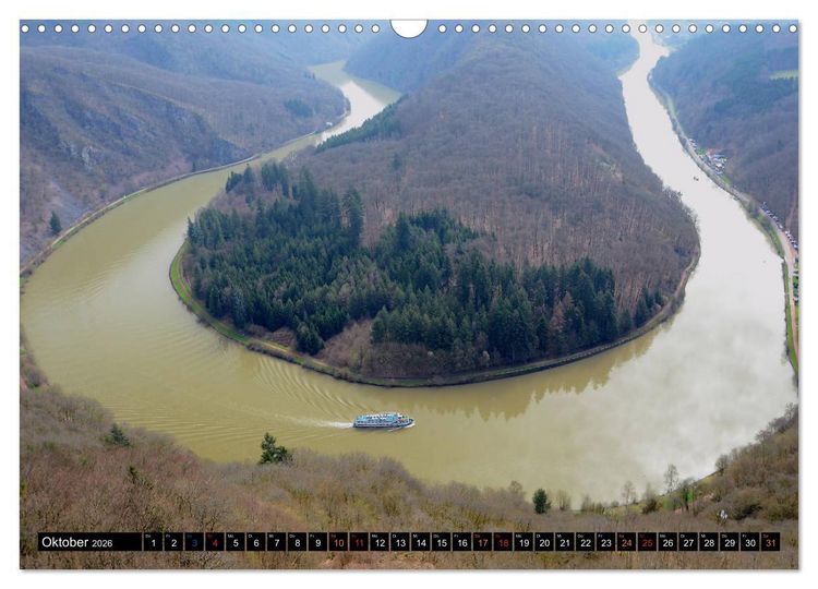 Produktbild: Das westliche Saarland klein aber fein (Wandkalender 2026 DIN A3 quer), CALVENDO Monatskalender