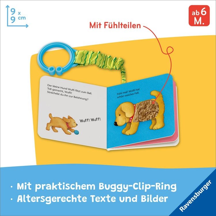 Produktbild: Mein erstes Buggybuch: F&uuml;hl mal! Lieblingstiere