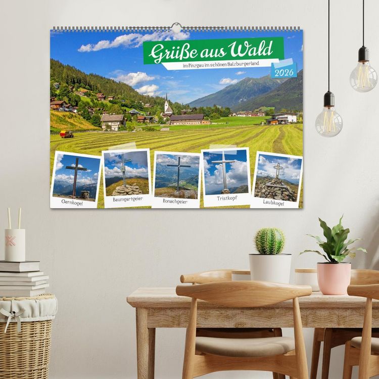Produktbild: Gr&uuml;&szlig;e aus Wald (Wandkalender 2026 DIN A2 quer), CALVENDO Monatskalender
