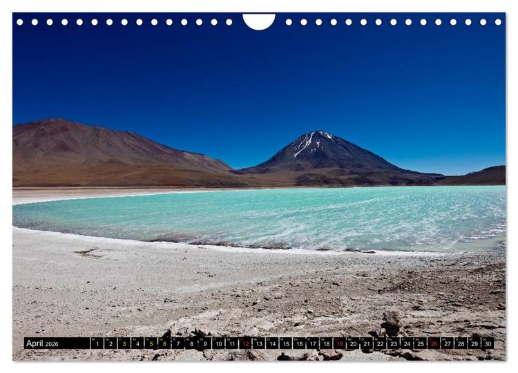 Produktbild: Bolivien Andenlandschaften (Wandkalender 2026 DIN A4 quer), CALVENDO Monatskalender