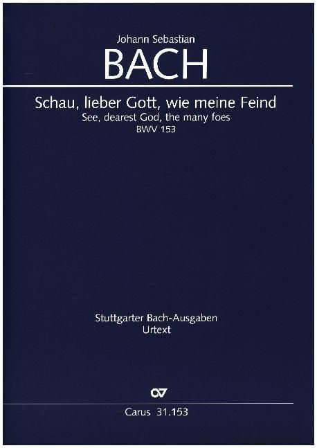 Produktbild: Schau, lieber Gott, wie meine Feind, Partitur