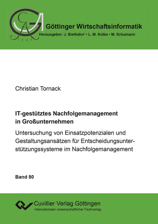 Produktbild: IT-gest&uuml;tztes Nachfolgemanagement in Gro&szlig;unternehmen