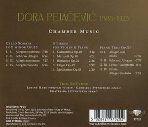 Produktbild: Litvintseva/Harutyunyan/Sypniewski: Pejacevic:Chamber Music
