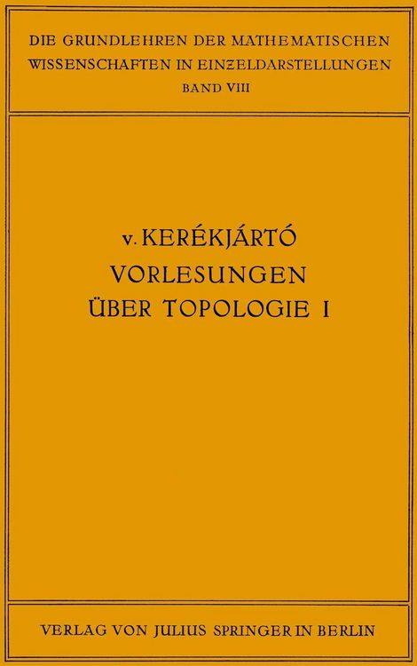 Produktbild: Vorlesungen &uuml;ber Topologie