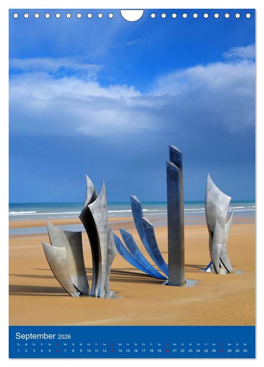 Produktbild: Impressionen aus der Normandie (Wandkalender 2026 DIN A4 hoch), CALVENDO Monatskalender