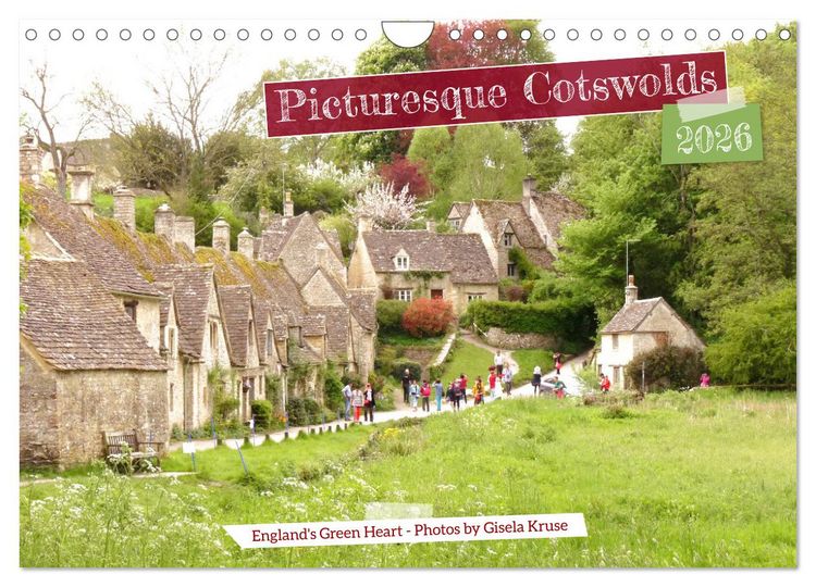 Produktbild: Picturesque Cotswolds (Wall Calendar 2026 DIN A4 landscape), CALVENDO 12 Month Wall Calendar