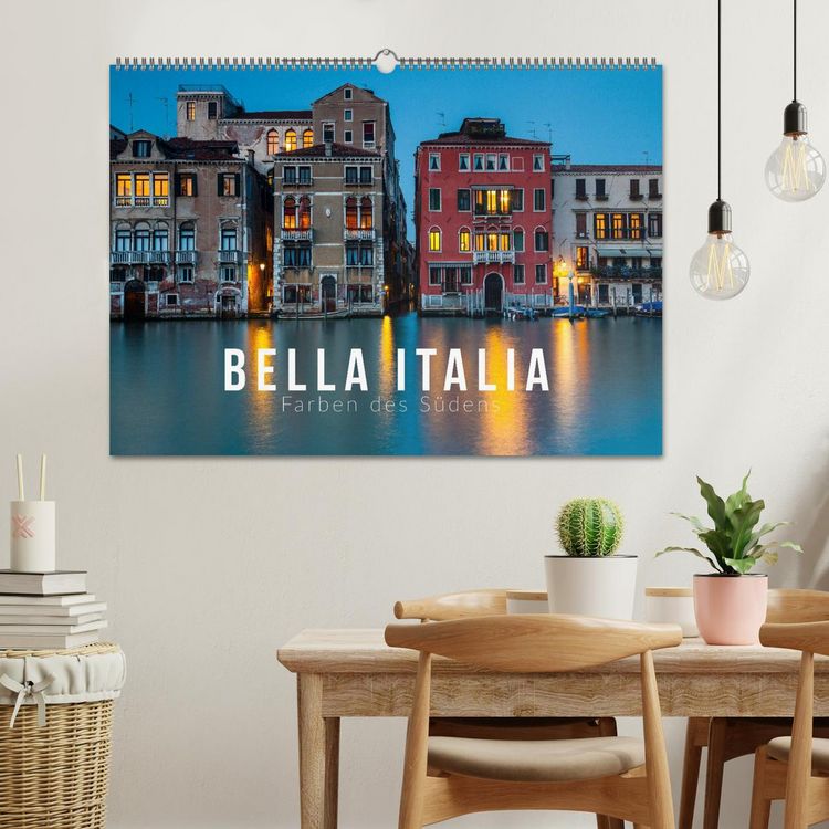 Produktbild: Bella Italia. Farben des S&uuml;dens (Wandkalender 2026 DIN A2 quer), CALVENDO Monatskalender