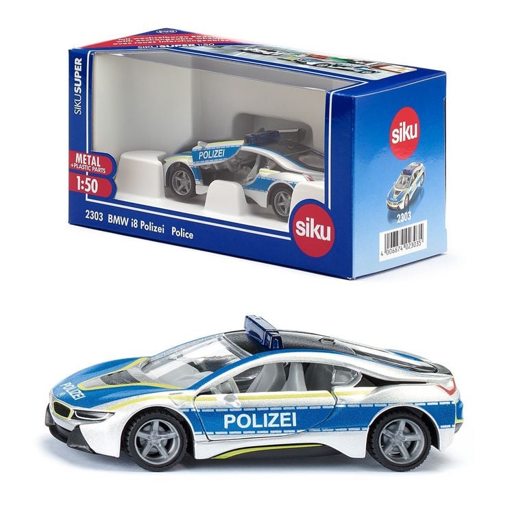 Produktbild: Siku 2303 BMW i8 Polizei