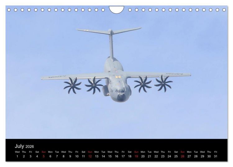 Produktbild: Airbus A400M Atlas (Wall Calendar 2026 DIN A4 landscape), CALVENDO 12 Month Wall Calendar