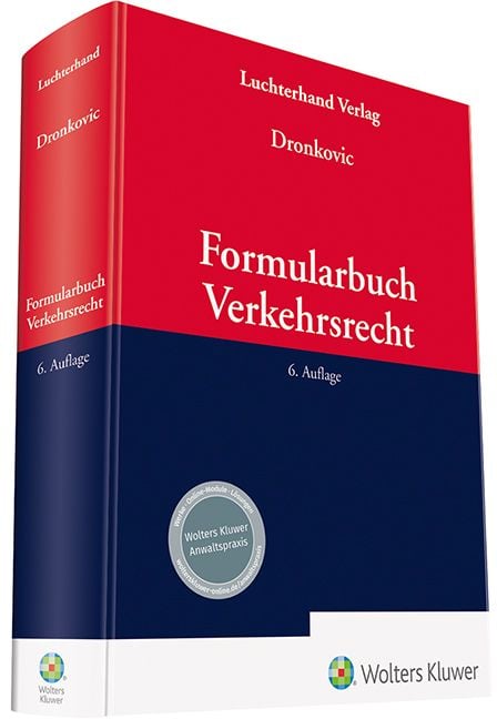 Produktbild: Formularbuch Verkehrsrecht