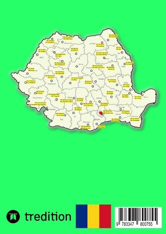 Produktbild: Rum&auml;nien Autoatlas, Stra&szlig;enatlas 2023/2024 1:200.000 (Rom&acirc;nia)