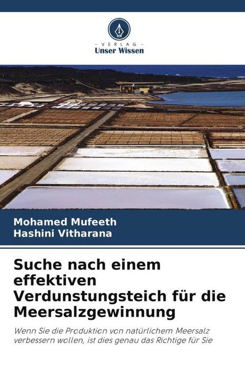 Produktbild: Suche nach einem effektiven Verdunstungsteich f&uuml;r die Meersalzgewinnung
