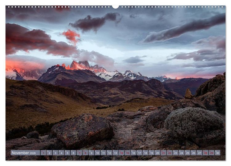 Produktbild: Patagonien: Einzigartige Landschaft am Ende der Welt (hochwertiger Premium Wandkalender 2026 DIN A2 quer), Kunstdruck in Hochglanz