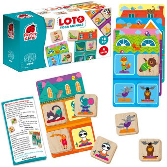 Produktbild: Lernspiel Lotto Yoga Tiere