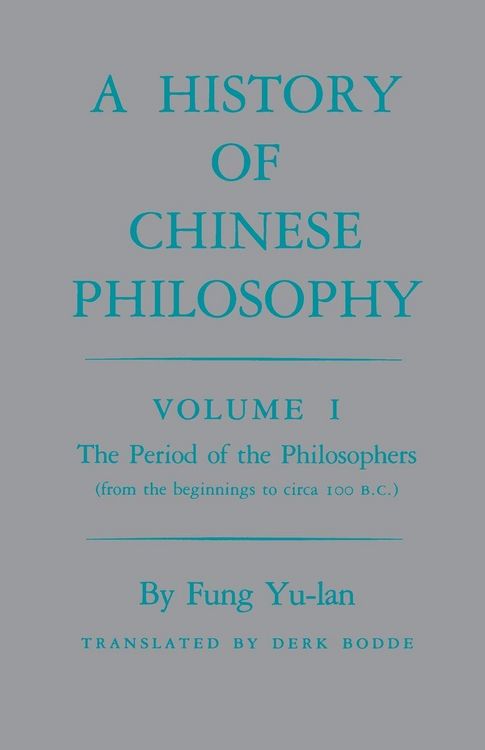 Produktbild: History of Chinese Philosophy, Volume 1