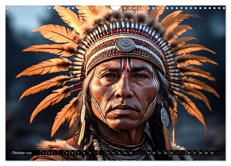 Produktbild: Im weiten Land der Indianer (Wandkalender 2026 DIN A3 quer), CALVENDO Monatskalender