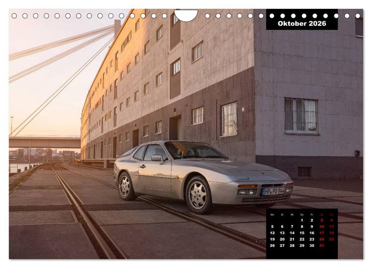 Produktbild: &acute;89 Porsche 944 S2 (Wandkalender 2026 DIN A4 quer), CALVENDO Monatskalender