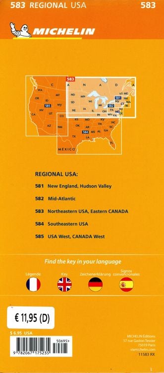 Produktbild: Michelin USA Nord-Ost, Kanada Ost