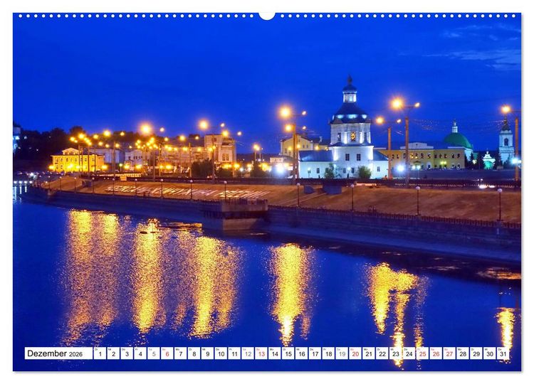 Produktbild: Traumstadt Tscheboksary - Tschuwaschiens malerische Metropole (Wandkalender 2026 DIN A2 quer), CALVENDO Monatskalender