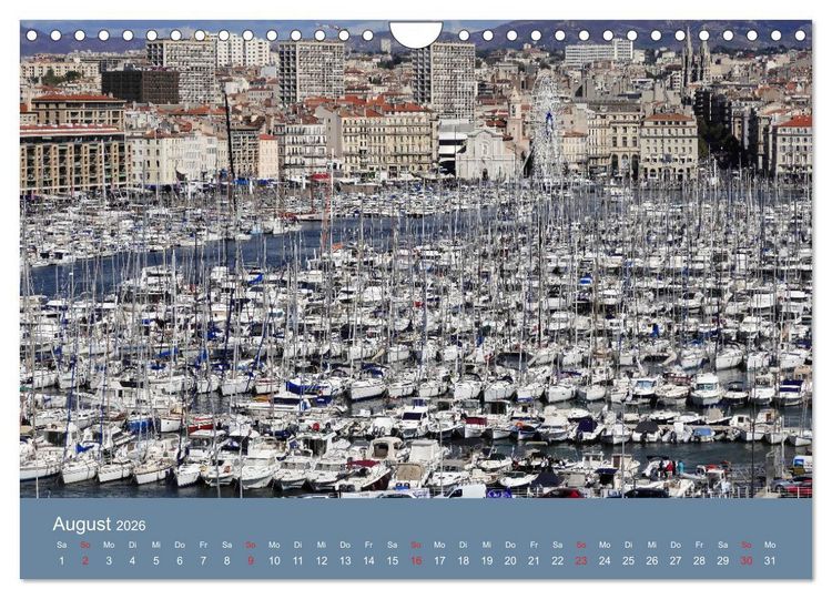Produktbild: Frankreichs sch&ouml;nste K&uuml;sten (Wandkalender 2026 DIN A4 quer), CALVENDO Monatskalender