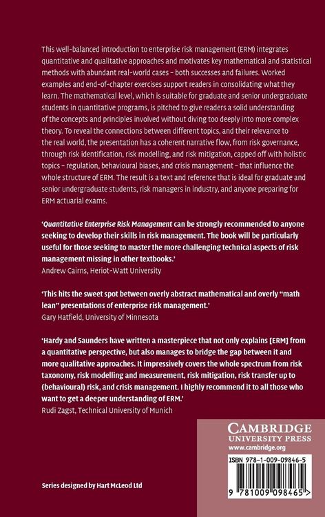 Produktbild: Quantitative Enterprise Risk Management