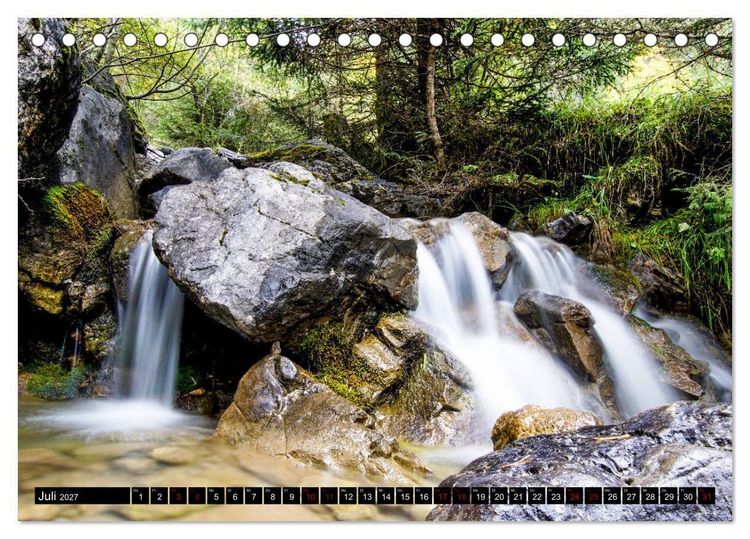 Produktbild: Wundersch&ouml;nes Lechtal (Tischkalender 2027 DIN A5 quer), CALVENDO Monatskalender