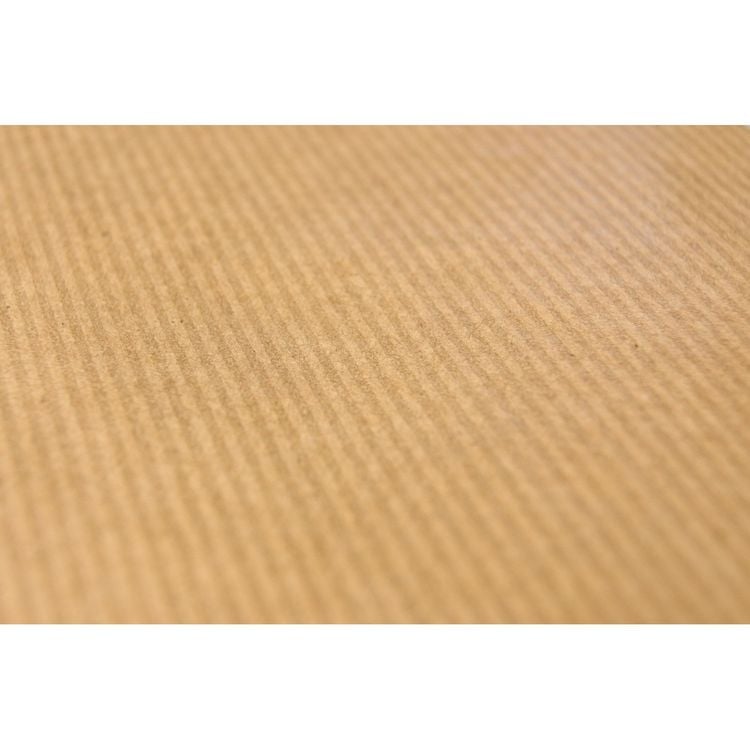 Produktbild: Packpapier kraft eingerippt natron 1x10m