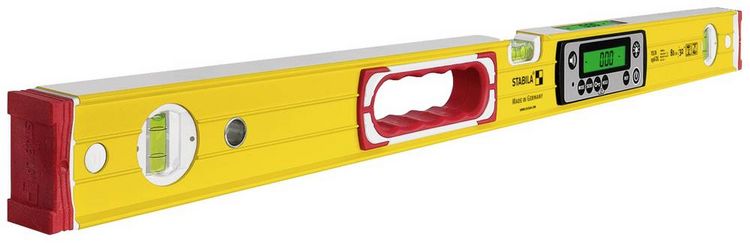 Produktbild: Stabila TECH 196 DL 19828 Digitale Wasserwaage mit Rutschstopper, inkl. Tasche 81cm 0.5 mm/m