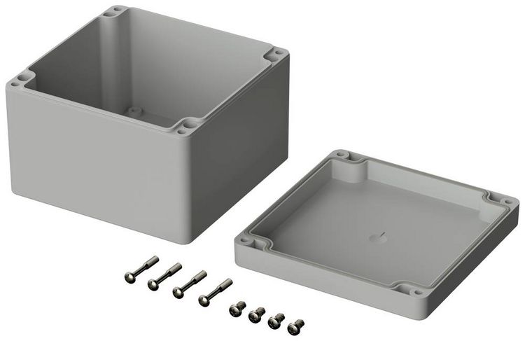 Produktbild: Bopla EUROMAS T 227 03227000 Industrie-Geh&auml;use 122 x 120 x 85 ABS Lichtgrau (RAL 7035) 1St.