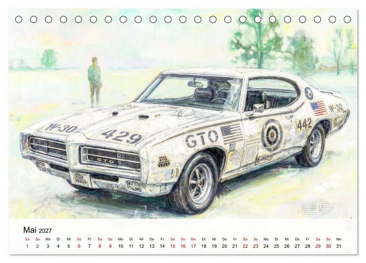 Produktbild: Steroide auf vier R&auml;dern (Tischkalender 2027 DIN A5 quer), CALVENDO Monatskalender