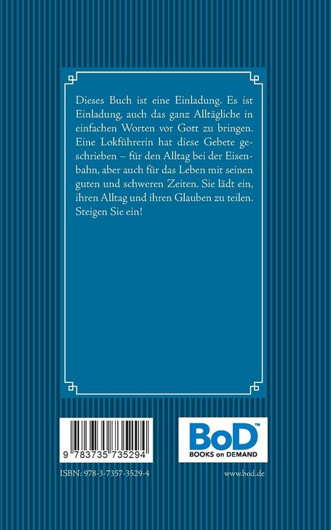 Produktbild: Gott segne Dich. Ein Gebetbuch f&uuml;r Lokf&uuml;hrer und andere Eisenbahner