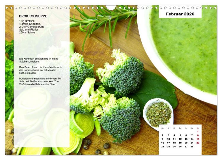 Produktbild: Aus der Suppenk&uuml;che. K&uuml;chenkalender mit tollen Rezepten (Wandkalender 2026 DIN A3 quer), CALVENDO Monatskalender