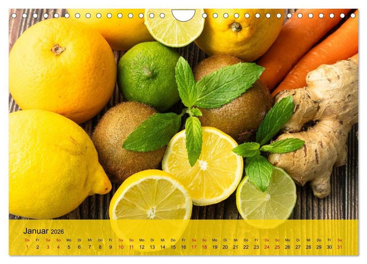 Produktbild: Jeden Monat lecker (Wandkalender 2026 DIN A4 quer), CALVENDO Monatskalender