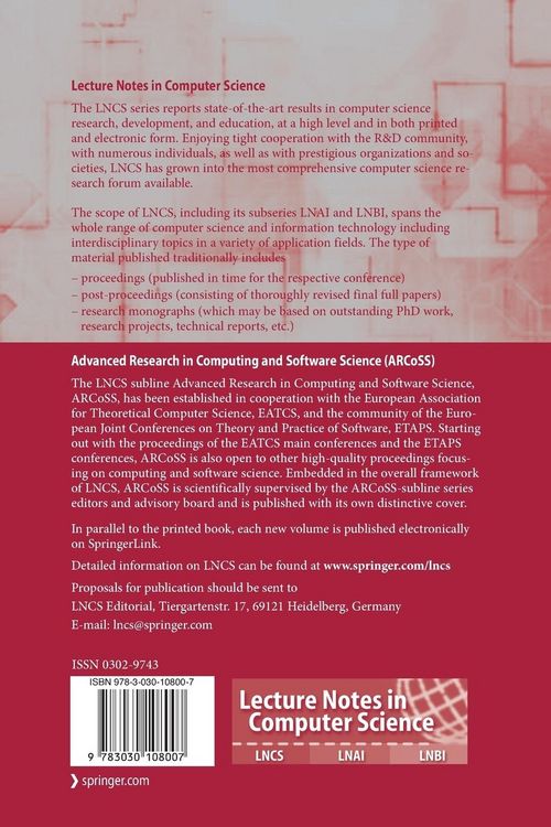 Produktbild: SOFSEM 2019: Theory and Practice of Computer Science