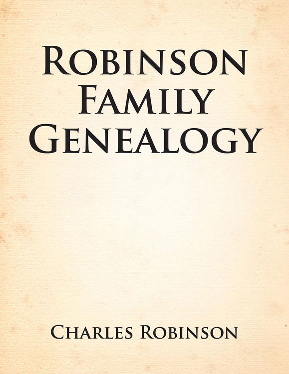 Produktbild: Robinson Family Genealogy