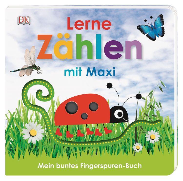Produktbild: Mein buntes Fingerspuren-Buch. Lerne z&auml;hlen mit Maxi