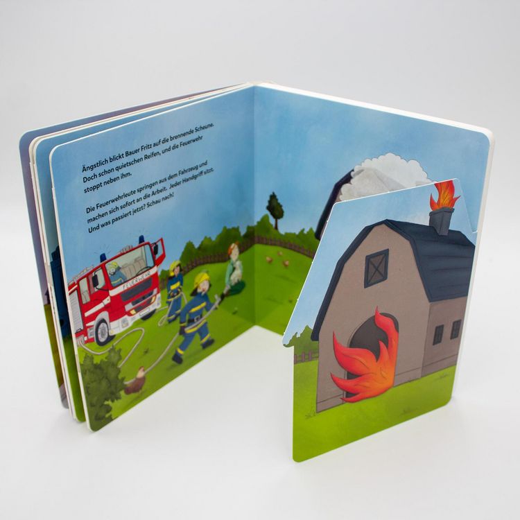 Produktbild: Mein Klapp-Sound-Buch: Tat&uuml;tata, die Feuerwehr ist da!
