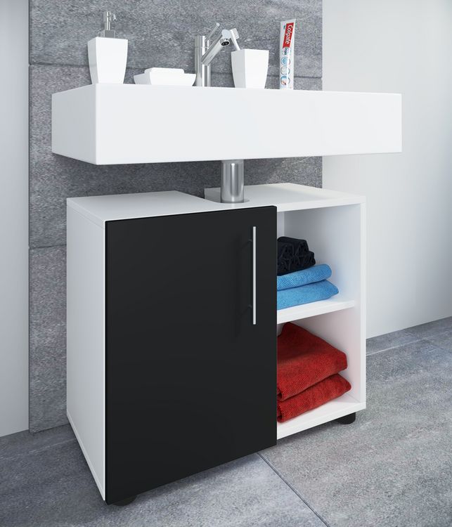 Produktbild: Holz Badm&ouml;bel Badunterschrank Flandu lll Dreht&uuml;r