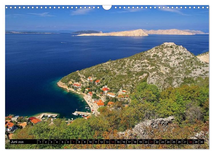 Produktbild: Kvarner Golf - Kroatien (Wandkalender 2026 DIN A3 quer), CALVENDO Monatskalender