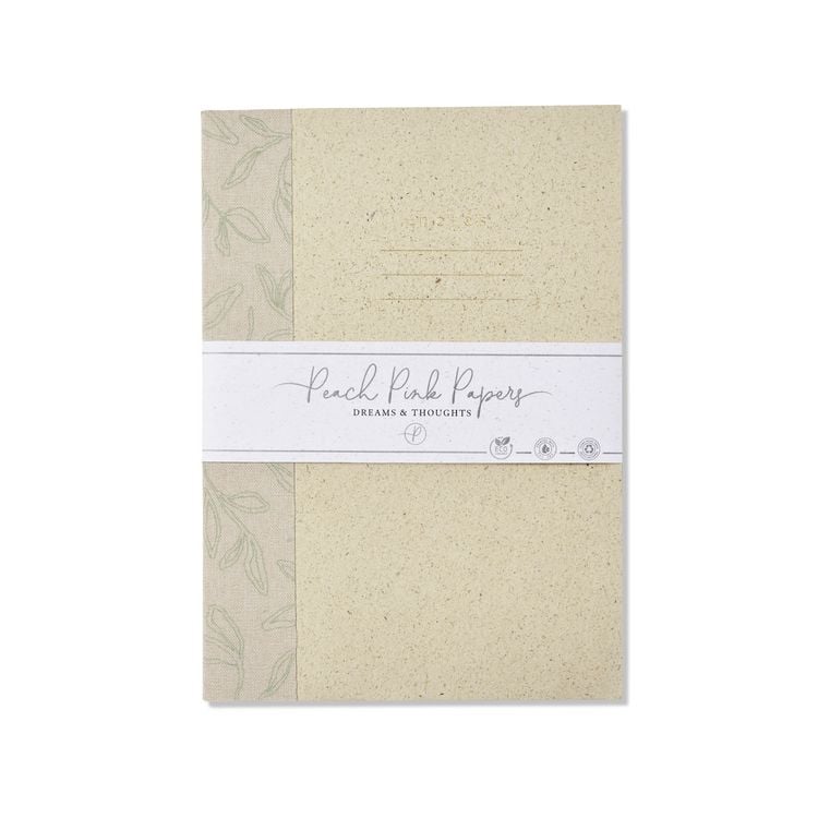 Produktbild: Recycled Paper Notizbuch, Gras, 14x20cm, 48 Seiten, liniert