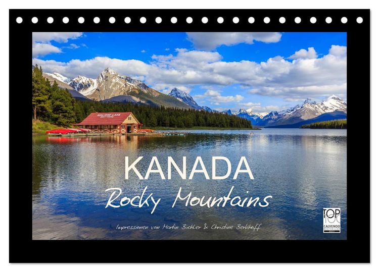 Produktbild: KANADA - Rocky Mountains (Tischkalender 2026 DIN A5 quer), CALVENDO Monatskalender
