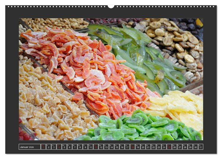 Produktbild: Obst + Gem&uuml;se (hochwertiger Premium Wandkalender 2026 DIN A2 quer), Kunstdruck in Hochglanz