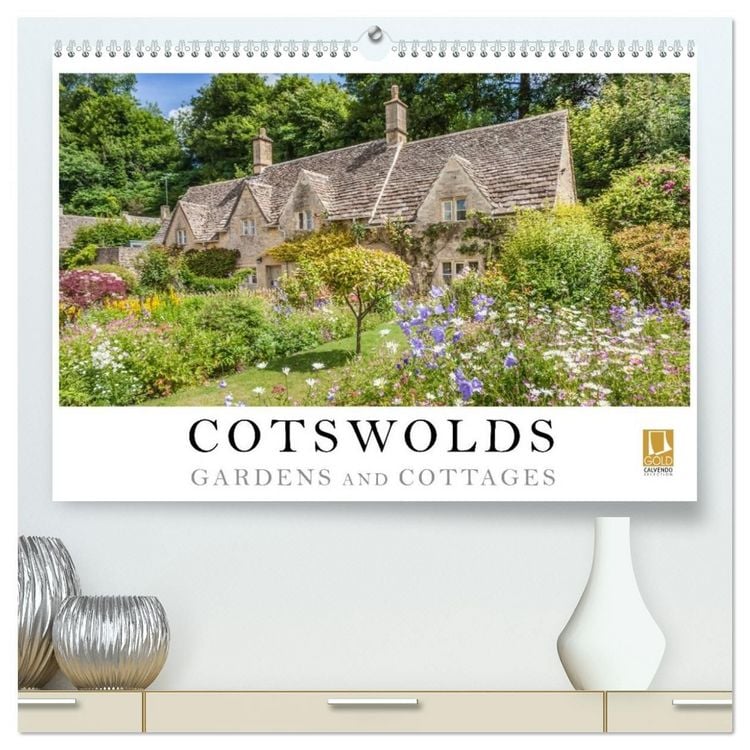 Produktbild: Cotswolds Gardens and Cottages (High Quality Premium Wall Calendar 2027 DIN A2 landscape),CALVENDO 12 Month Wall Calendar