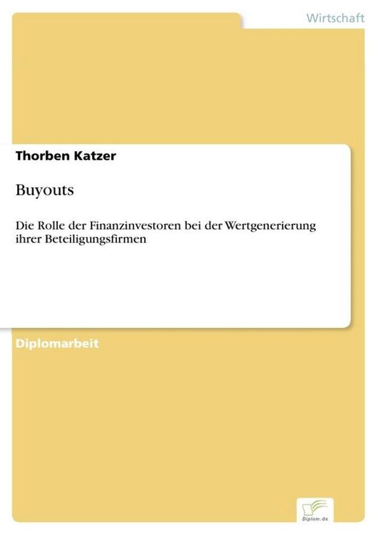 Produktbild: Buyouts