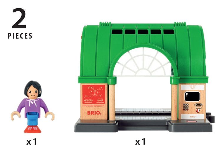 Produktbild: BRIO World - Gro&szlig;er Hauptbahnhof mit Ticketautomat